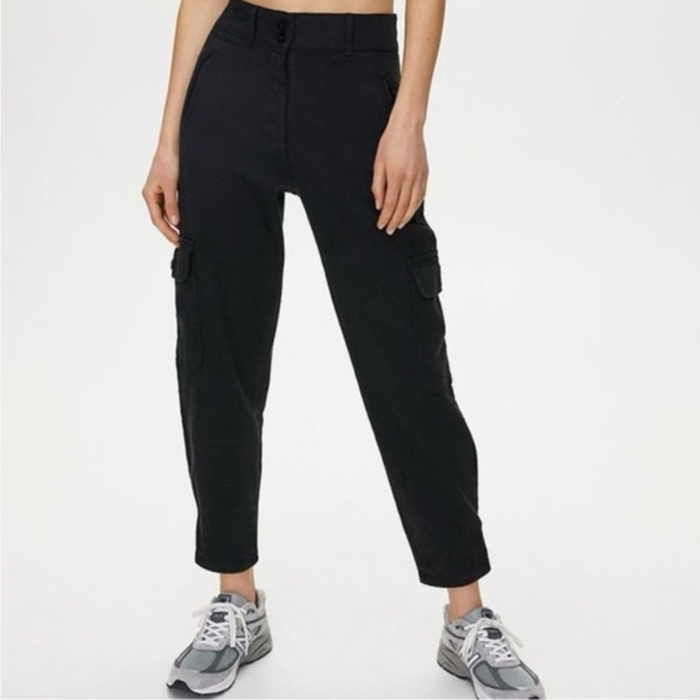 Wilfred Free Modern Cargo Pants Black Size 6